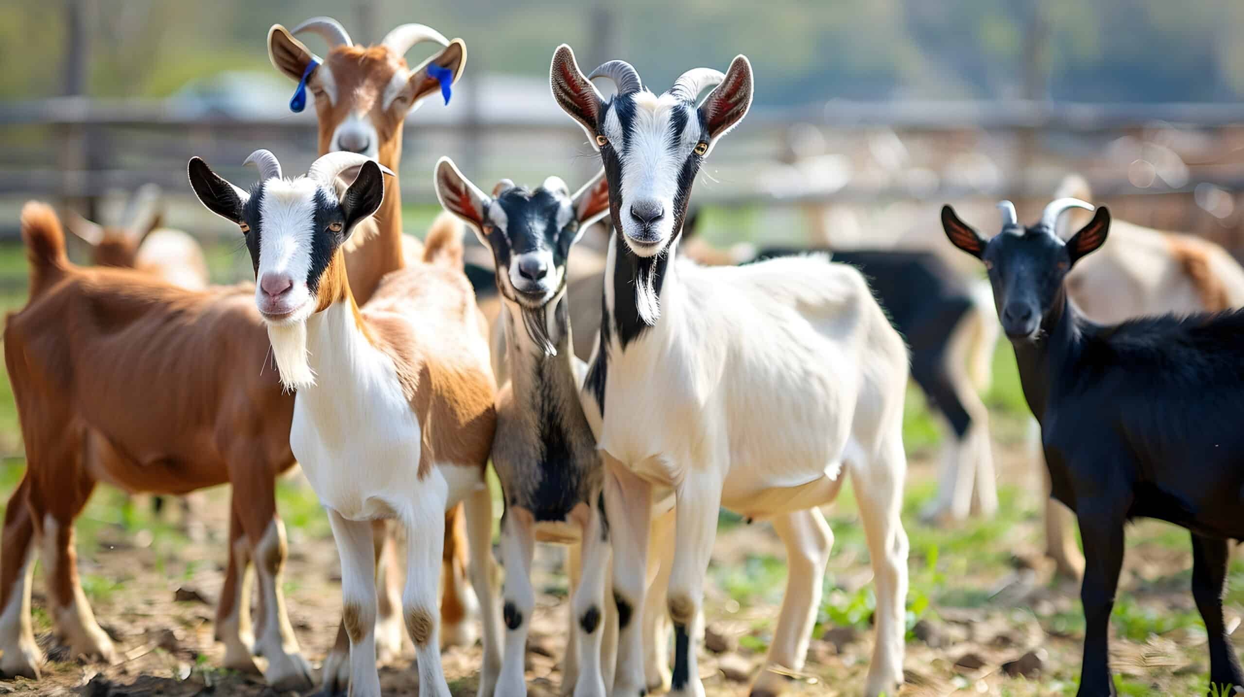 in Viehzuchtbetrieben